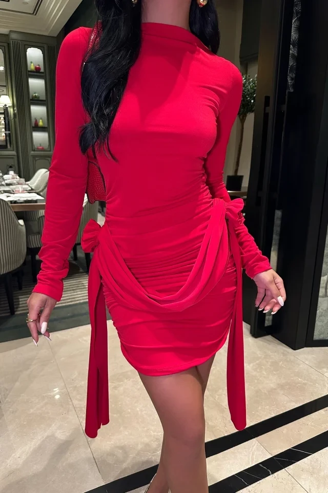 Red Design Dress